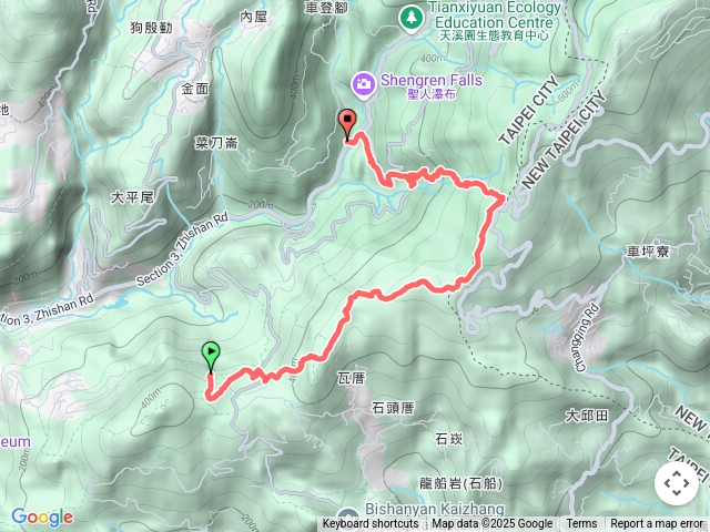 翠山步道-雙溪溝古道-帕米爾公園-聖人橋