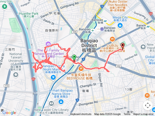 20250226板橋城巡禮(慈惠宮-東門-北門-南門-西門遺址-板橋建學碑/板橋國小-五落大厝舊址-大觀義學-林家花園-弻益館舊址-接雲寺-迪毅堂-板橋放送所)