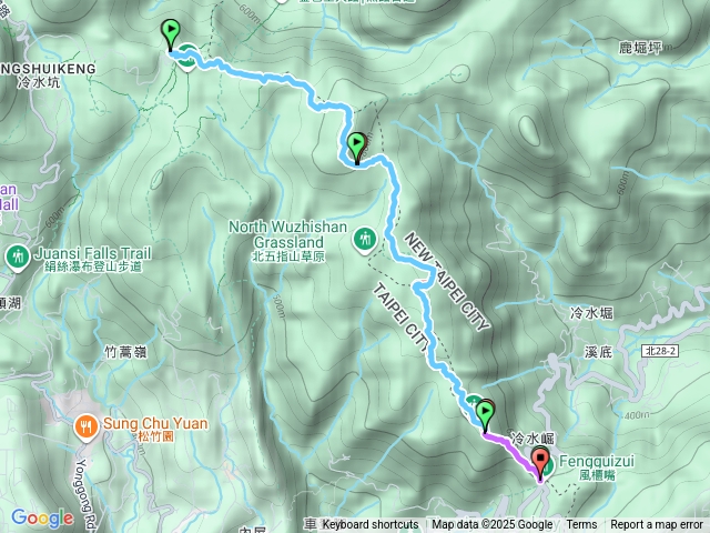 風櫃嘴-頂山石梯嶺-擎天崗來回預覽圖