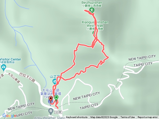 小觀音山西峰、西西峰 20230305