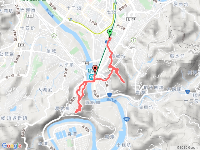 新北新店小獅山、和美山(搭乘捷運綠線)