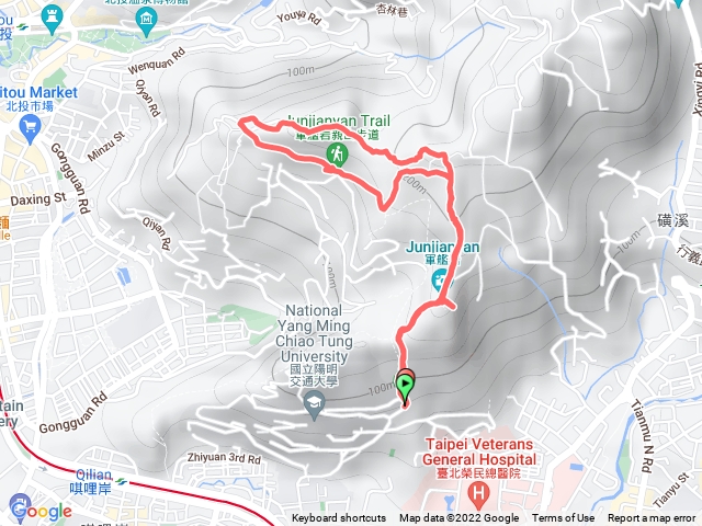 軍艦岩登山步道