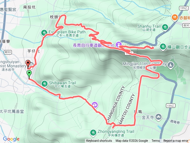 橫山觀日步道預覽圖