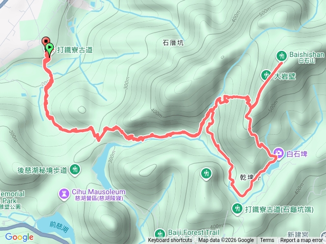 大溪一日鐵腿行-打鐵寮步道+白石山