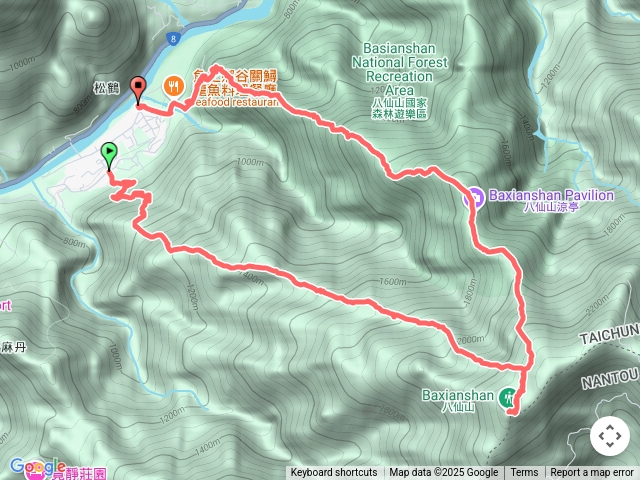 南松鶴上八仙山