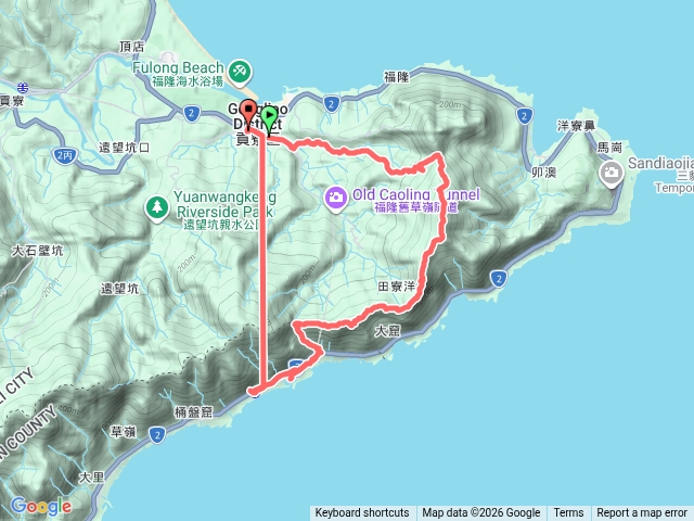 雪山尾稜北段預覽圖