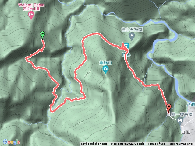 瓦拉米山屋回程