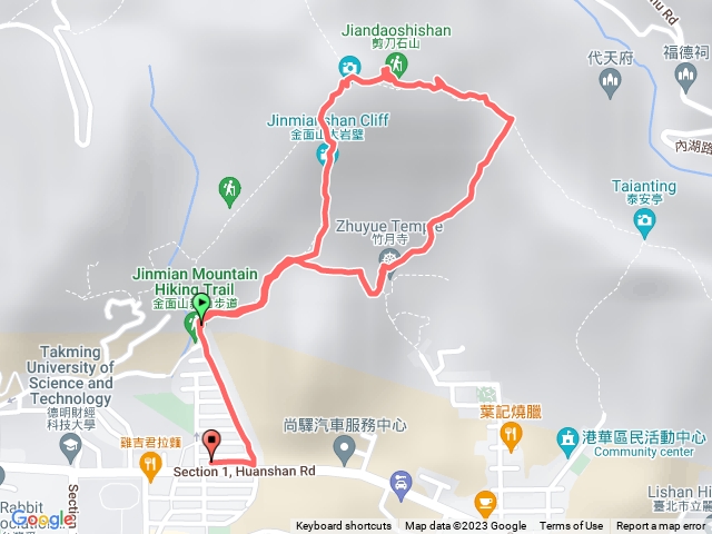 金面山環山路線