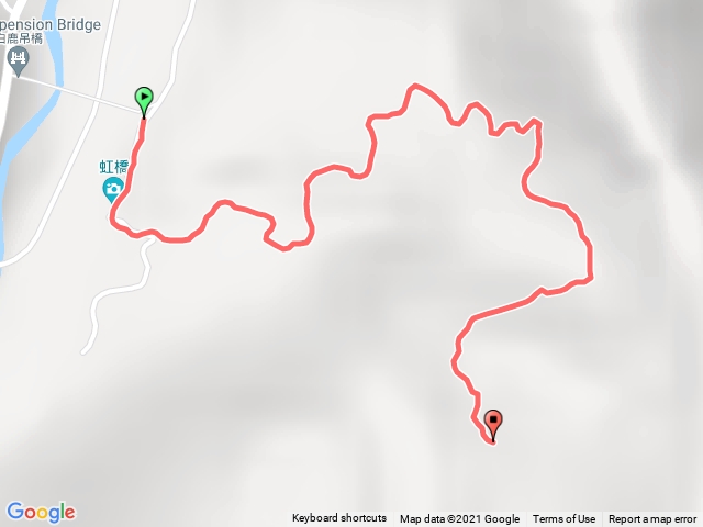 白毛吊橋-白毛山登山口