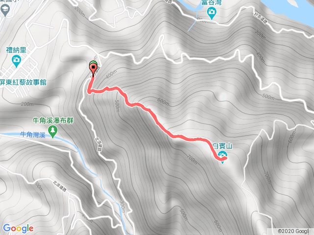 白賓山（前登山口來回）