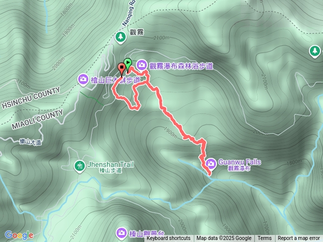 觀霧瀑布賞鳥步道