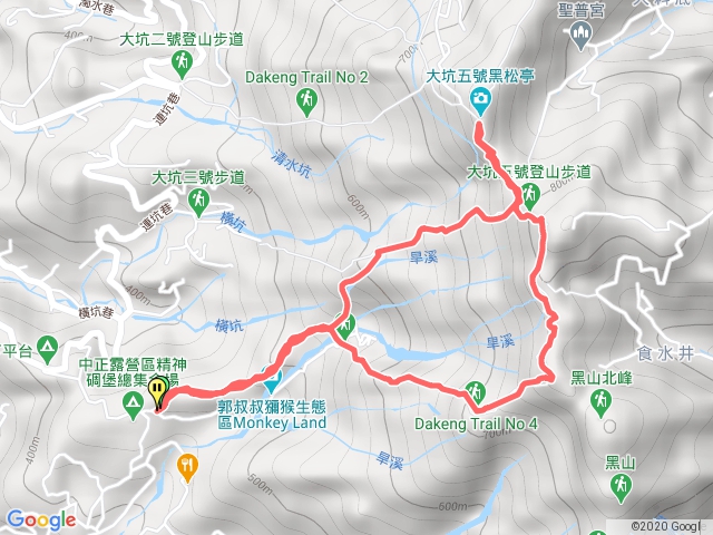 大坑四號步道5號至黑松亭三之一步道下