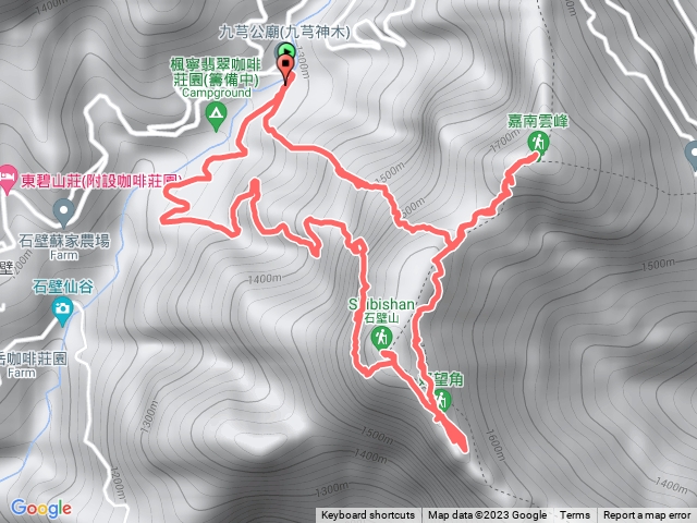 嘉南雲峰-好望角-石壁山環走