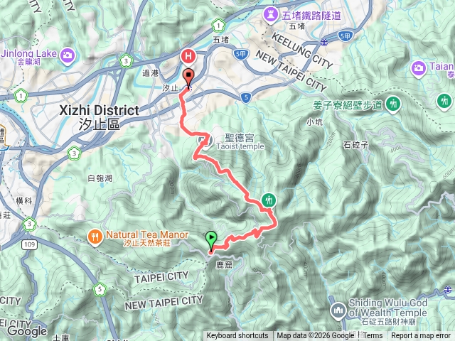 光明禪寺--大崎頭觀景台--四分尾山--大尖山--天秀宮--汐止預覽圖