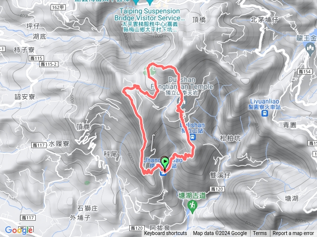 樟腦寮-獨立山-奉天岩-大籠頂步道-紅南坑山-阿拔泉山O繞