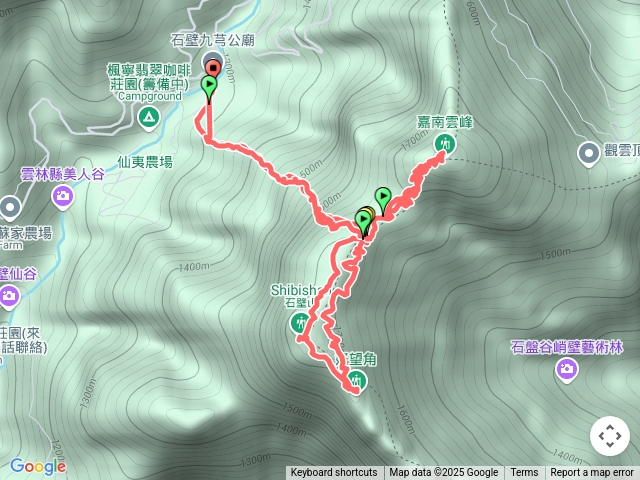 20250525石壁山雲嘉南峰