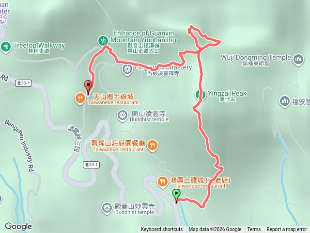 五股小北插路線：鷹仔尖、盤絲一尖預覽圖