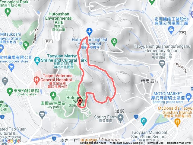 虎頭山三聖宮後山步道