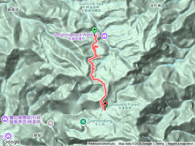 衫林溪遊樂園到水漾森林