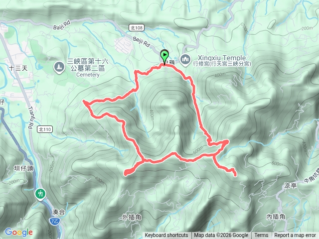 添福山上白雞三山逆O走預覽圖