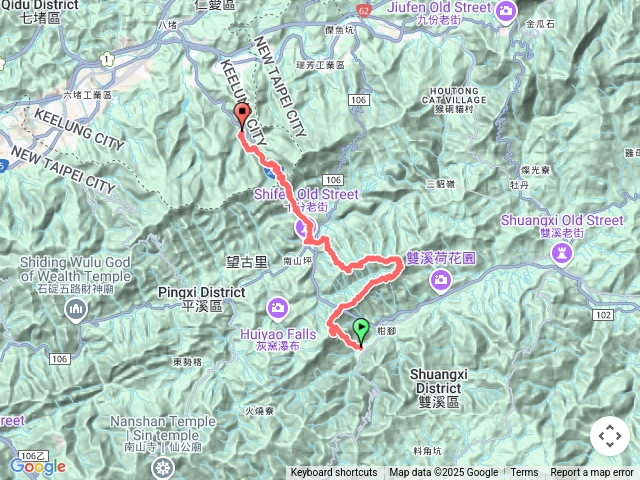 2025/05/01 淡蘭古道中路～柑腳→平湖→十分→暖暖預覽圖