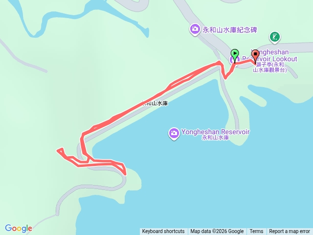 苗栗頭份 永和山水庫壩頂步道預覽圖