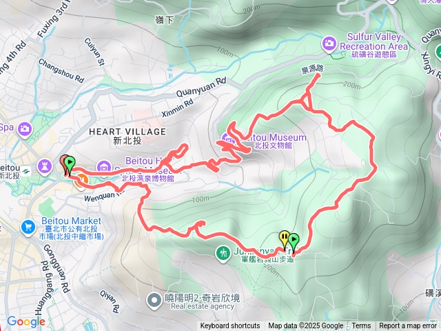 新北投-北投三岩-新北投