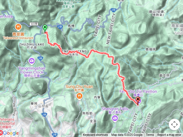 【任務一】2025臺北大縱走臺北大縱走第三段：小油坑至風櫃口202503091704