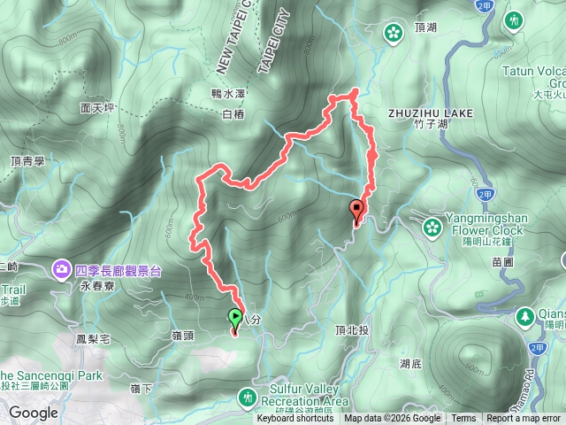 十八份登山口-中正山-第一登山口-青楓步道-猴崁水圳步道-圳內預覽圖