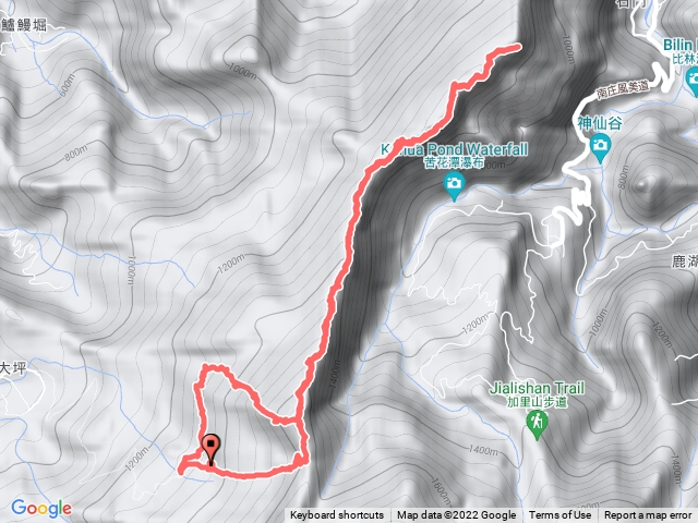 大坪林道、小斜壁、大坪山、南大龜山