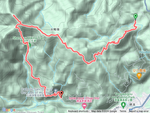 宜蘭礁溪 鵲聖縱走(鵲子山-五峰旗山-竹仔崙山-三角崙山-聖母山莊)預覽圖