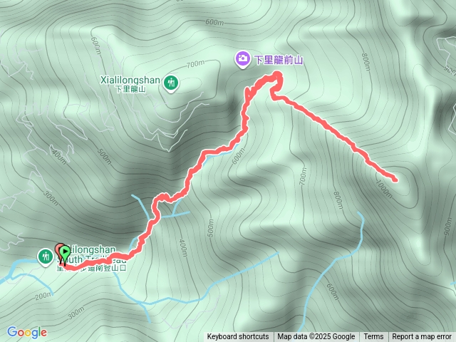 里龍山竹坑南登山口