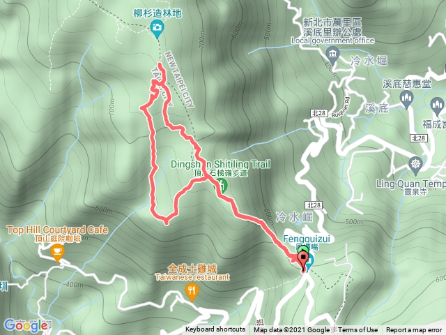 風櫃嘴縱走頂山南峰、西南峰