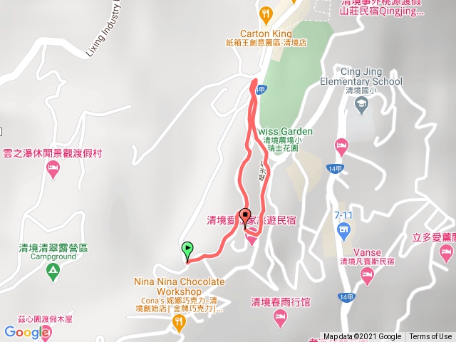 清境落日步道