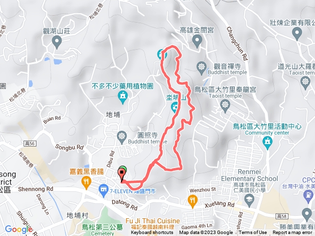 高雄市鳥松區坔埔山