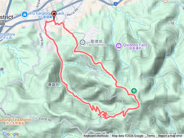 大尖山-四分子尾山-水源路下山預覽圖