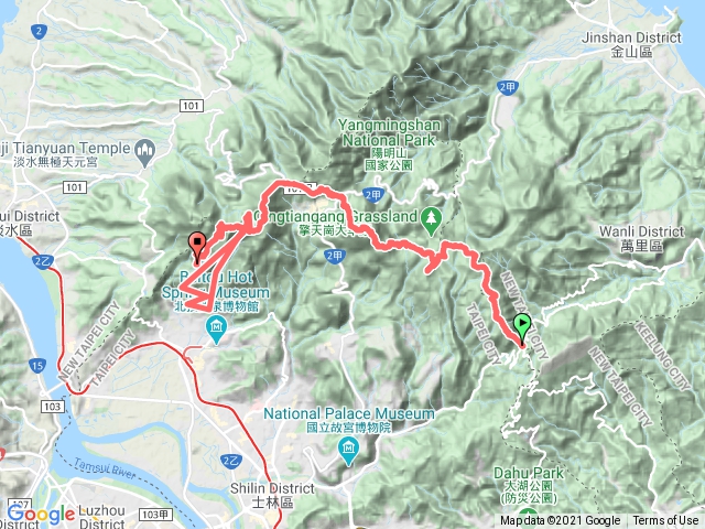 20201009陽明山東西縱走