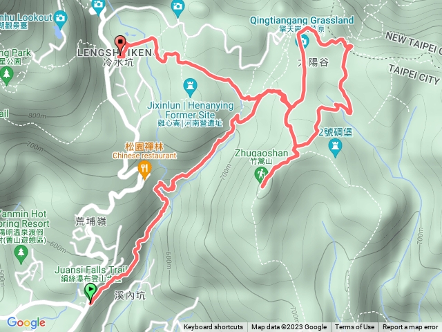 絹絲瀑布、擎天崗環形步道