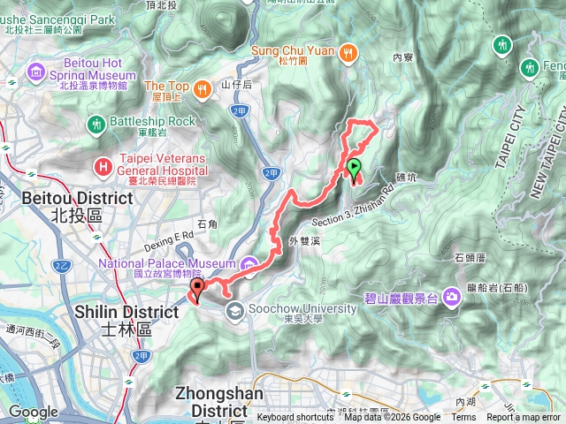 半嶺-溪山百年古圳-儷人瀑布-溪山瀑布（瀑頂）-狗殷勤-莊子頂山-嶺礐水管路-出仰德大道預覽圖