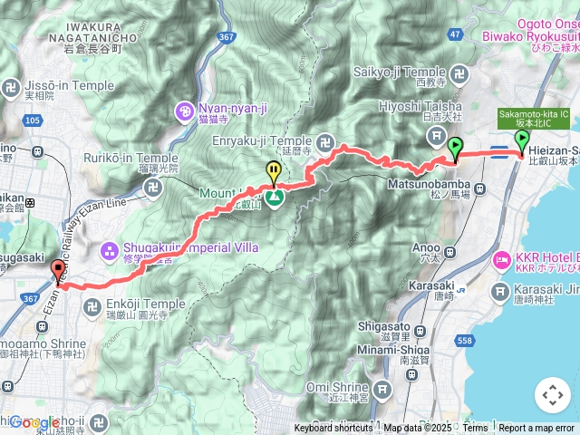 板本比叡山修學院車站