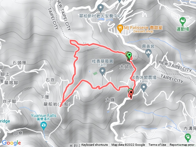 大邱田，開眼山，龍船岩