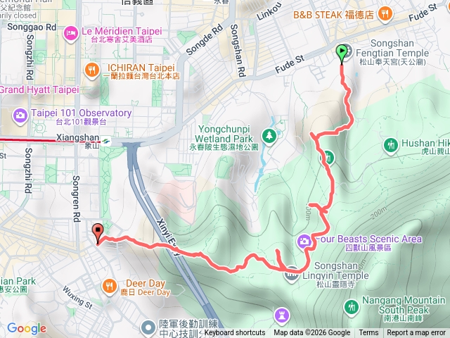 四獸山縱走（虎豹獅象）預覽圖