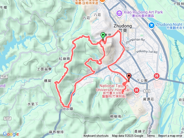 竹東三山步道O型連走(樹杞林山、新具庄山、員崠子山)預覽圖