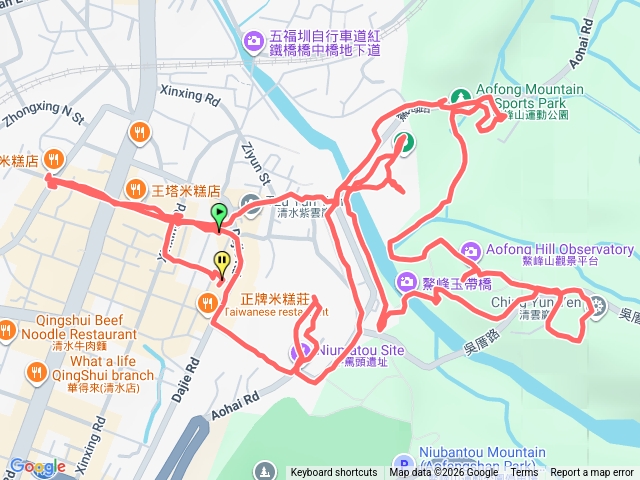 清水鰲峰山步道預覽圖