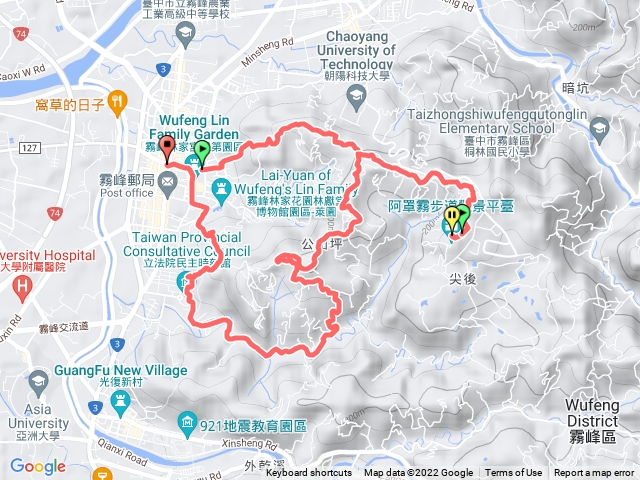 霧峰尖後土地公廟阿罩霧山省議會