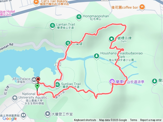 蘭潭後山步道輕鬆走