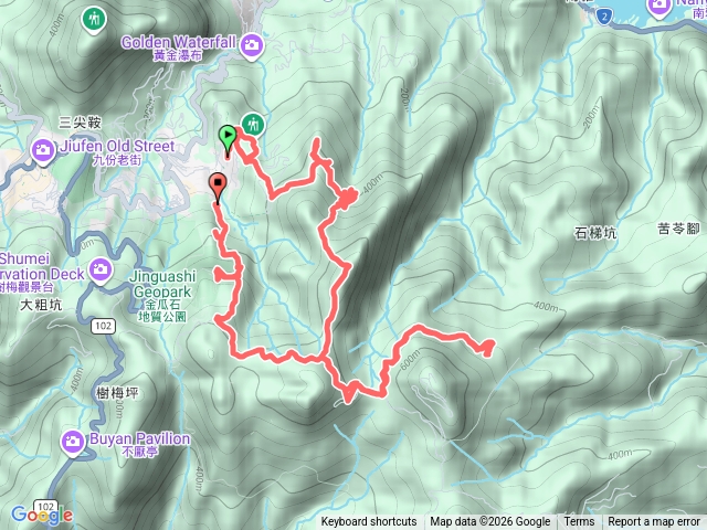 JJ勸濟堂走黃金洞上半屏山、草山東北峰
