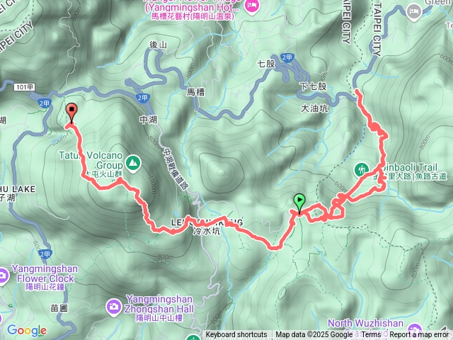 1140803-擎天崗-金包里大路-冷水坑-七星山東峰-七星山主峰-小油坑