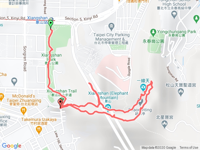 象山象山捷運站來回