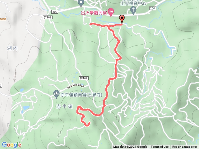 出火上赤牛嶺